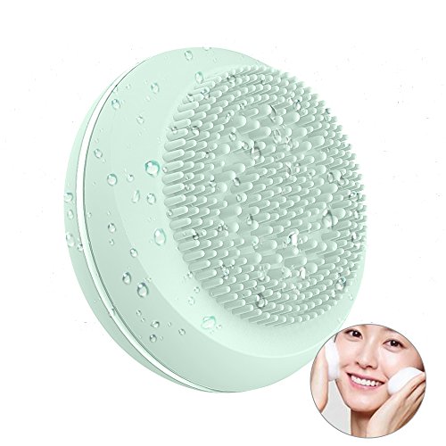 Awstech portable mini electric facial cleansing brush,sonic recha…