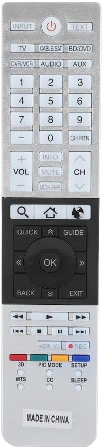 Replacement Remote Control For CT-90430 CT-90429 CT-90427 CT-90428 CT-90444 4K Ultra HD TV, Smart TV Controller for