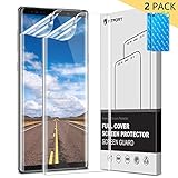 Samsung Galaxy Note 9 Screen Protector - FITFORT 2-Pack [Full Coverage] [Case Friendly] HD Clear Anti-Bubble TPU Screen Film Cover Compatible with Galaxy Note 9, Lifetime Replacement Warranty