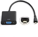 Multibao Micro HDMI to VGA Adapter Cable Lead 1080P Video for Phone Projector view 6