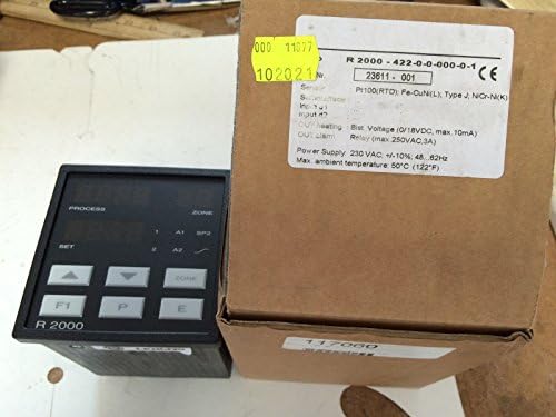 NEW HEINO ILSEMANN R2000-422-0-0-000-0-1 TEMPERATURE CONTROLLER,230 VAC R2000 GG