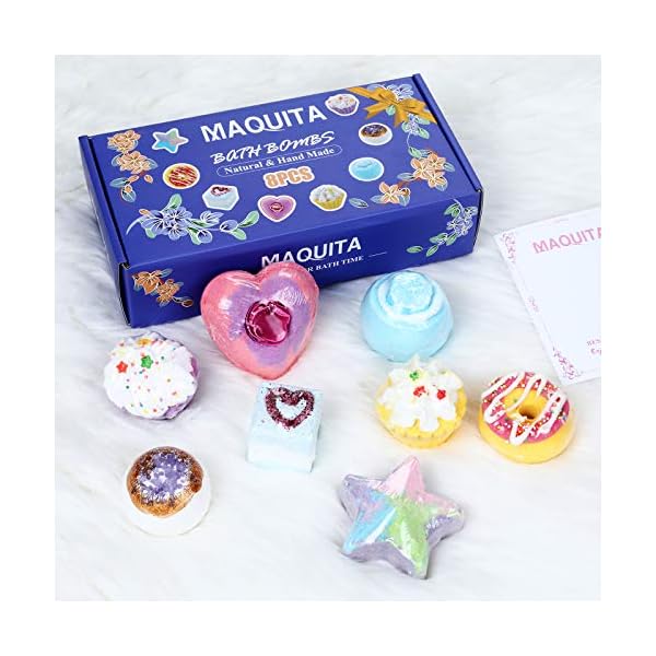 MAQUITA-8Pcs-Shower-Bath-Bombs-with-SPA-Aromatherapy-Stress-Relif-Relaxing-Gift-for-Women-Girls-Great-Mothers-Day-Birthday-Christmas-Gifts MAQUITA 8Pcs Shower Bath Bombs with SPA Aromatherapy Stress Relif Relaxing Gift for Women Girls Great Mothers Day…