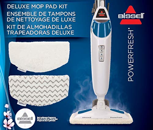 BISSELL PowerFresh (2 pk) with Fragrance Discs (4 ct), 5938 Steam Mop Pad, White (Certified Refurbished)