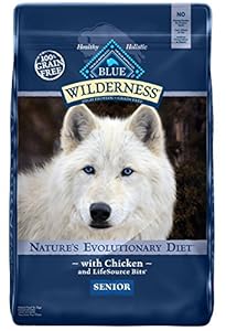 BLUE Wilderness Senior Grain-Free Chicken Dry Dog Food 24-lb BLUE Wilderness Senior Grain-Free Chicken Dry Dog Food 24-lb
