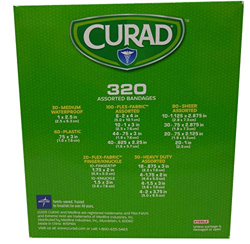 2 Curad+CURCC320BC+Variety+Assorted+Bandages