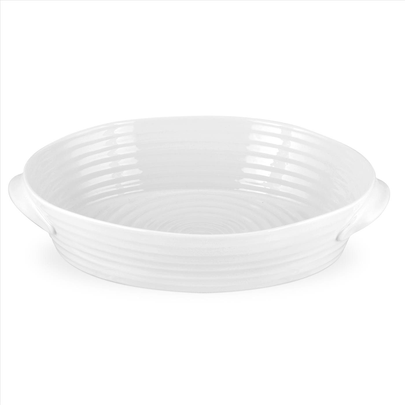 Portmeirion Sophie Conran Oval Roasting Dish, White, Large