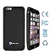 Stalion Stamina 7500mAh Power Bank Cover Battery Case for iPhone 6 Plus 6s Plus [MFi Certified](Jet Black)