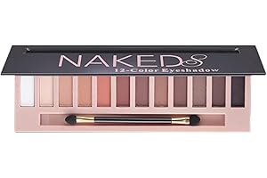BestLand 12 Colors Makeup Nude Colors Eyeshadow Palette Natural Nude Matte Shimmer Glitter Pigment Eye Shadow Pallete Set Waterproof Smokey Professional Beauty Makeup Kit (Matte Color A)