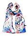 Salutto Womens 100% Charmeuse Silk Scarf Van Gogh Paul Gauguin Monet Painted Scarves