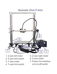 Kit de impresión 3D para manualidades, tamaño grande, de aluminio, 11.811 x 11.811 x 15.748 in, con placa calefactada