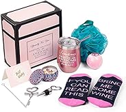 Wine Gifts for Women Wine Insulated Tumbler Birthday Gift for Wine Lover Christmas Gift Basket for Mom Wife Si