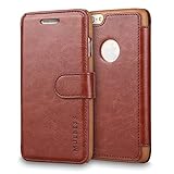 iPhone 6S Case Wallet,Mulbess [Layered Dandy][Vintage Series][Coffee Brown] - [Ultra Slim][Wallet Case] - Leather Flip Cover With Credit Card Slot for Apple iPhone 6s 4.7 inch