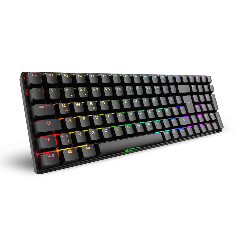 Sharkoon SGK50 S2 Schwarz, RGB, Gateron Rot