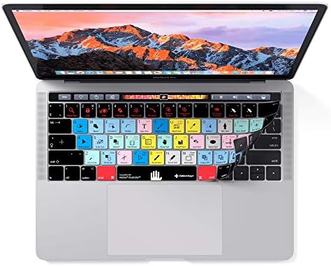 Adobe Illustrator Keyboard Cover Shortcut Skin For Macbook Pro Touchbar 13 And 15 Amazon Sg Electronics