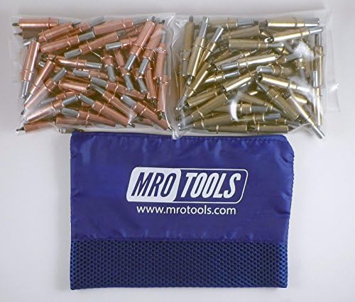 50 1/8 &amp; 50 3/16 Cleco Sheet Metal Fasteners w/ Mesh Carry Bag (K3S100-1)
