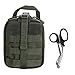 Unigear Tactical MOLLE Rip-Away EMT Medical First Aid Utility Pouch (Green)