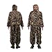 VORCOOL Camo Suit Leaf Camouflage Woodland Suit Set 3D Jungle Forest Hunting Lightweight