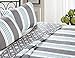 3-Piece Coastal Beach Theme Quilt Set with Shams. Soft All-Season Luxury Microfiber Reversible Bedspread and Coverlet. St. Croix Collection by Home Fashion Designs Brand. (King)