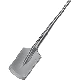 AZUNO SDS Max Clay Spade Bit, 4-1/2" x 17" Heavy-Duty Steel Shovel Bit for Rotary Hammer &amp; Demolition Hammer, for Digging in Clay, Soil, Gravel, Sandstone, Adobe