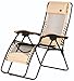 Faulkner 48970 Newport Style Beach Sand Recliner with Wood Armrests, X-Large