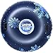 BAYKA Snow Tube for Winter Fun, Inflatable 47 Inch Heavy Duty Snow Sleds for Kids and Adults, Sturdy Sledding Tubes, Easy to Grip Handles, Carrying Bag Included