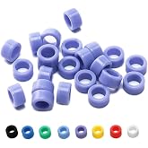SNAWOP Dental Color Code Rings Multi-Colors Autoclavable Silicone Hygiene Instrument for Dentist (S, Purple)