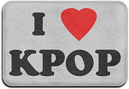I Love K-POP Heart Cool Doormats
