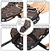 JSHANMEI Traction Ice Cleat Spikes Crampons Snow Grips Anti Slip Safe Protect Slip-on Stretch Footwear for Hiking Walking Fishing Climbing