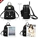 I IHAYNER Girls Bowknot Cute Leather Backpack Mini Backpack Purse for Women