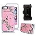 iPhone 7 Hunting Case, Harsel Defender Shockproof Drop Protection High Impact Armor Plastic TPU Hard Silicone Hybrid Rugged Camouflage Hunter Outdoor Case Cover for Apple iPhone 7 (Pink Tree)