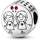 MULA 925 Sterling Silver Charms for Bracelets and Necklaces Family Letters Dangle Pendants Airplane Travel Beads Family Tree Jewelry Charms for Women