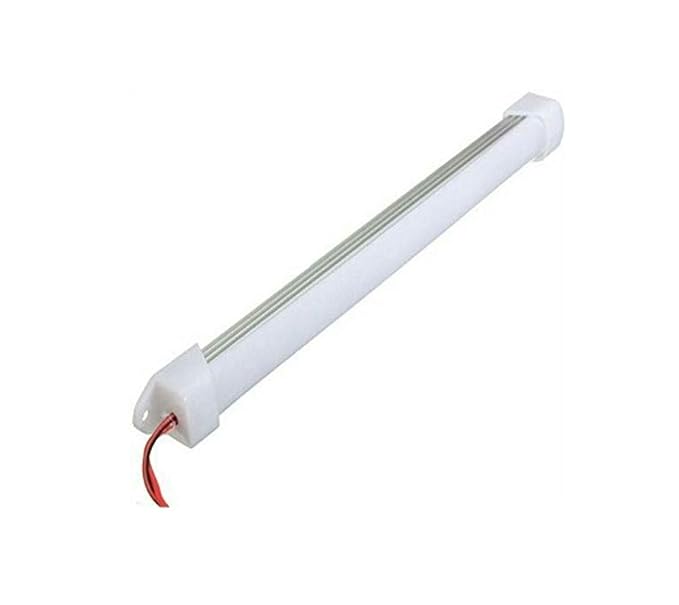 Saish 12 Volts 6 Watts DC LED 10 Inches Mini Tube Light, with High Brightness Cool Day (White) Light for Small Rooms, Petty Shops, Car Indoor Mini Light