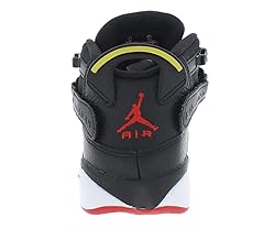 Big Kid's Jordan 6 Rings Black/University Red-White