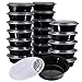 Meal Prep Containers, KICHEIF [20Pack][32oz] Reusable Food Prep Containers, Food Storage Containers with Lids, Meal Prep Bowls, Bento Box - BPA Free, Stackable/Microwave/Dishwasher/Freezer Safe