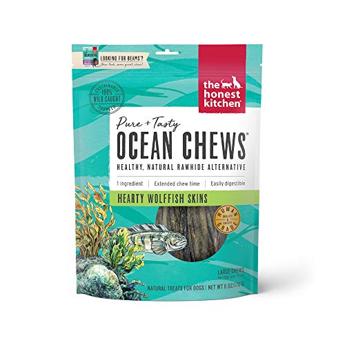 The Honest Kitchen Wolffish Skins Dog Treats