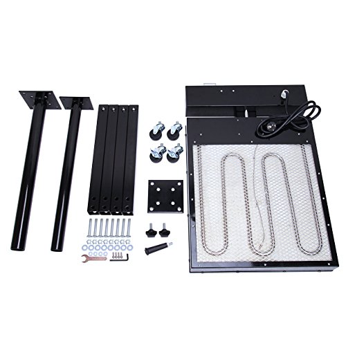 Iglobalbuy 2000W 18" X 18" Silk ScreenPrinting Flash Dryer for T-Shirt Curing W/far infrared ray tube