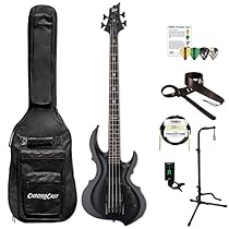 ESP LTA204FRXBLKS-KIT-1 Tom Araya Signature Series204 FRX Electric Bass
