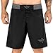 Elite Sports Men's Black Jack Series Fight Shorts, Gray, X-Large