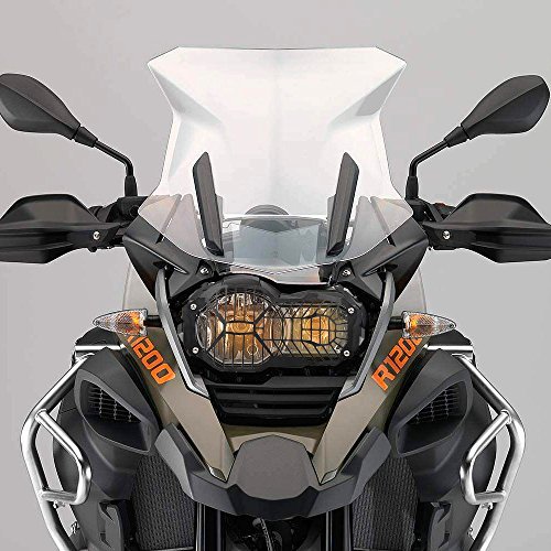 R1200GS Motorcycle Headlight Grille Guard Protector for BMW R1200GS LC ADV Adventure 2012 2013 2014 2015 2016 2017 2018(Black)
