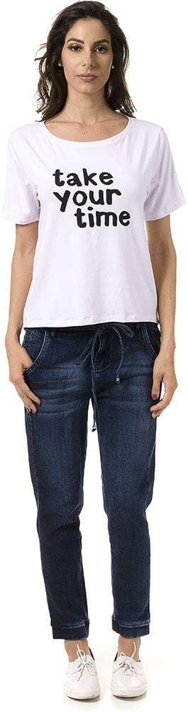 calça jeans bloom jogger