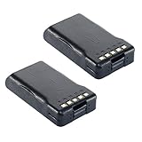 2x Masione 7.4V 2100mAh Ni-MH KNB-26N Replacement Battery for Kenwood TK-2160 TK-2173 TK-3160 TK-3173