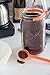 Jarware Coffee Spoon Clip for Wide Mouth Mason Jars, Orange