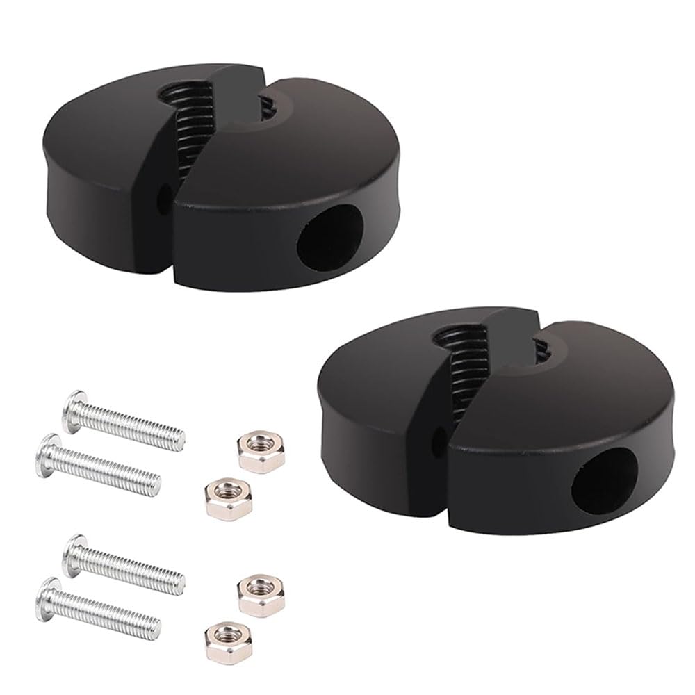 2PCS Air Hose Stopper Adjustable Hose Reel Replacement Rubber Ball Bumper Rubber 3/8" ID 0.57 Inch to 0.63 Inch Auto Rewind Retractable Hose Reel Stop for Spring Driven Air Hose Reel