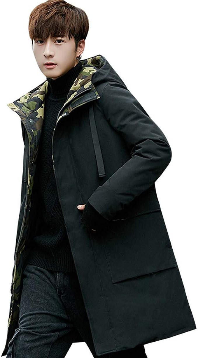 Amazon Lgpingopkj ダウンコート メンズ ビジネス コート ベンチコート ロングダウン ジャケット 80 ダウン ビジネスコート メンズコート アウター高品質 ダウン フェザー 大きいサイズ ポケット付き 撥水 厚手 アウター おしゃれ あったか コート ジャケット 通販