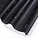 VELIMAX Floral Blackout Window Film Static Cling Window Cover Room Darkening Glass Decal Total Light Blocking Film Heat Control 17.7
