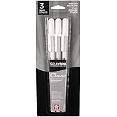 Sakura 57454 Gelly Roll Classic Ass't (05/08/10) 3pk Pen, White