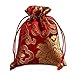 2500 Silk Brocade Sachet Candy Drawer Pouch Jewelry Travel Drawstring Coin Purse Bag H6.3
