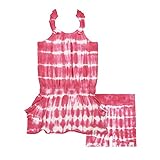 Burt's Bees Baby Baby Girls' Organic Slouch Pocket Dress and Bike Short Set, Watermelon, 6-9 Months