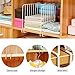 Dreamcolor Metal Closet Shelf Organizer Set of 3Wire Design Closet Shelf Dividers for Wooden Shelving