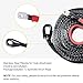 AUXMART Synthetic Winch Rope Winch Line Cable 20500LBs Protective Sleeve 95ft x 3/8